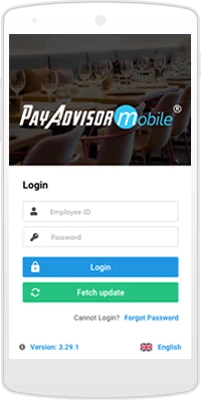 PayAdvisorMobile on an Android phone