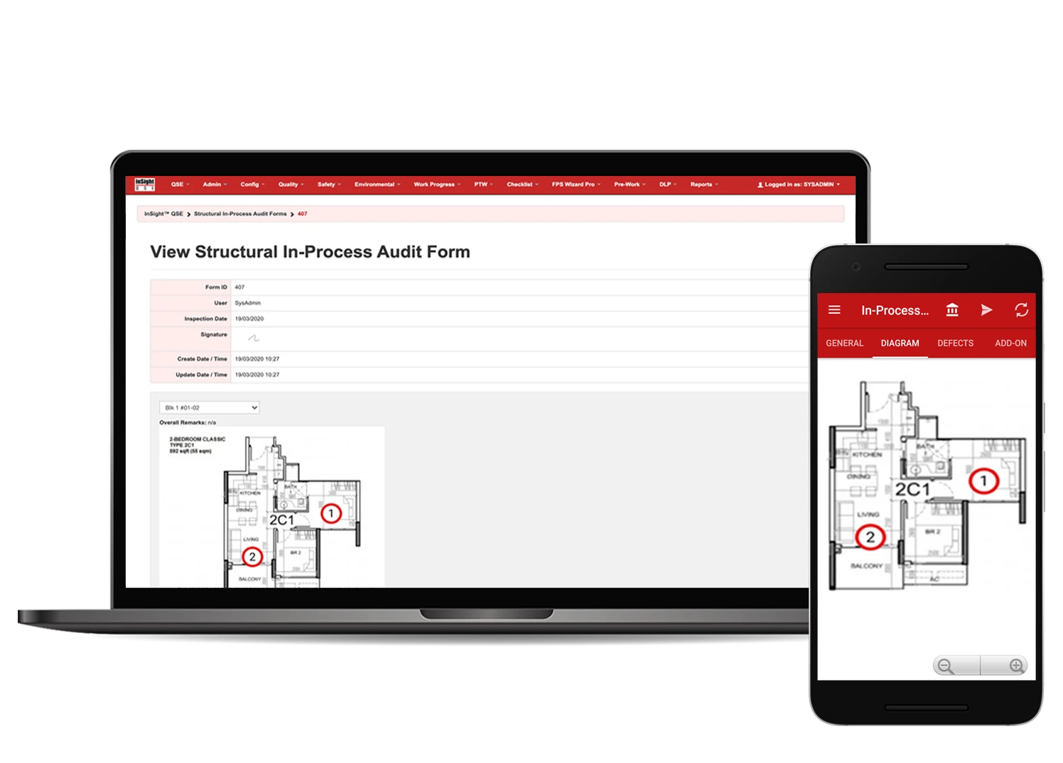 Connecting site and office with InSight QSE