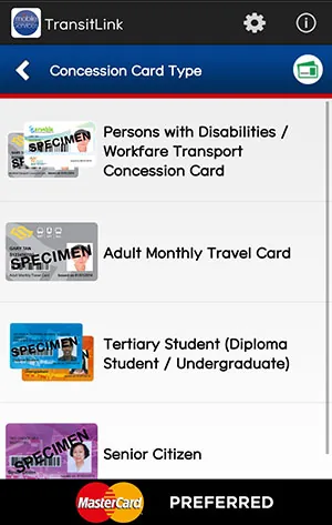 TransitLink Mobile Services screen 3