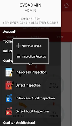 InSight QSE mobile app screen 2