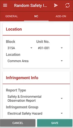 InSight QSE mobile app screen 3